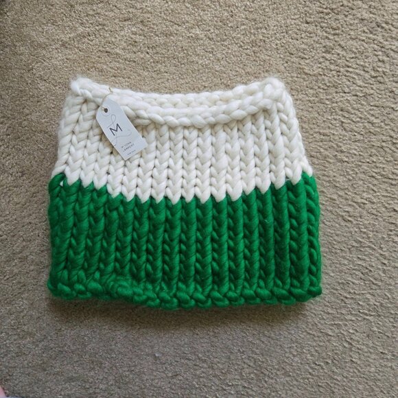 NWT Mischa Lampert Kelly and White Large Snood - Picture 4 of 13